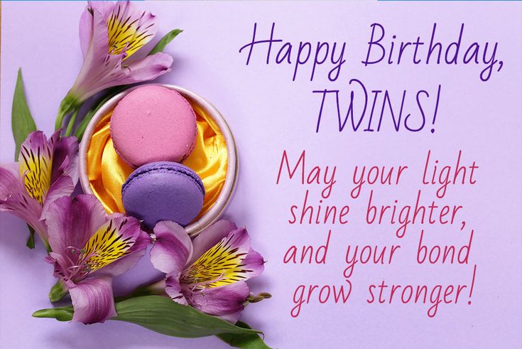 happy birthday twins images