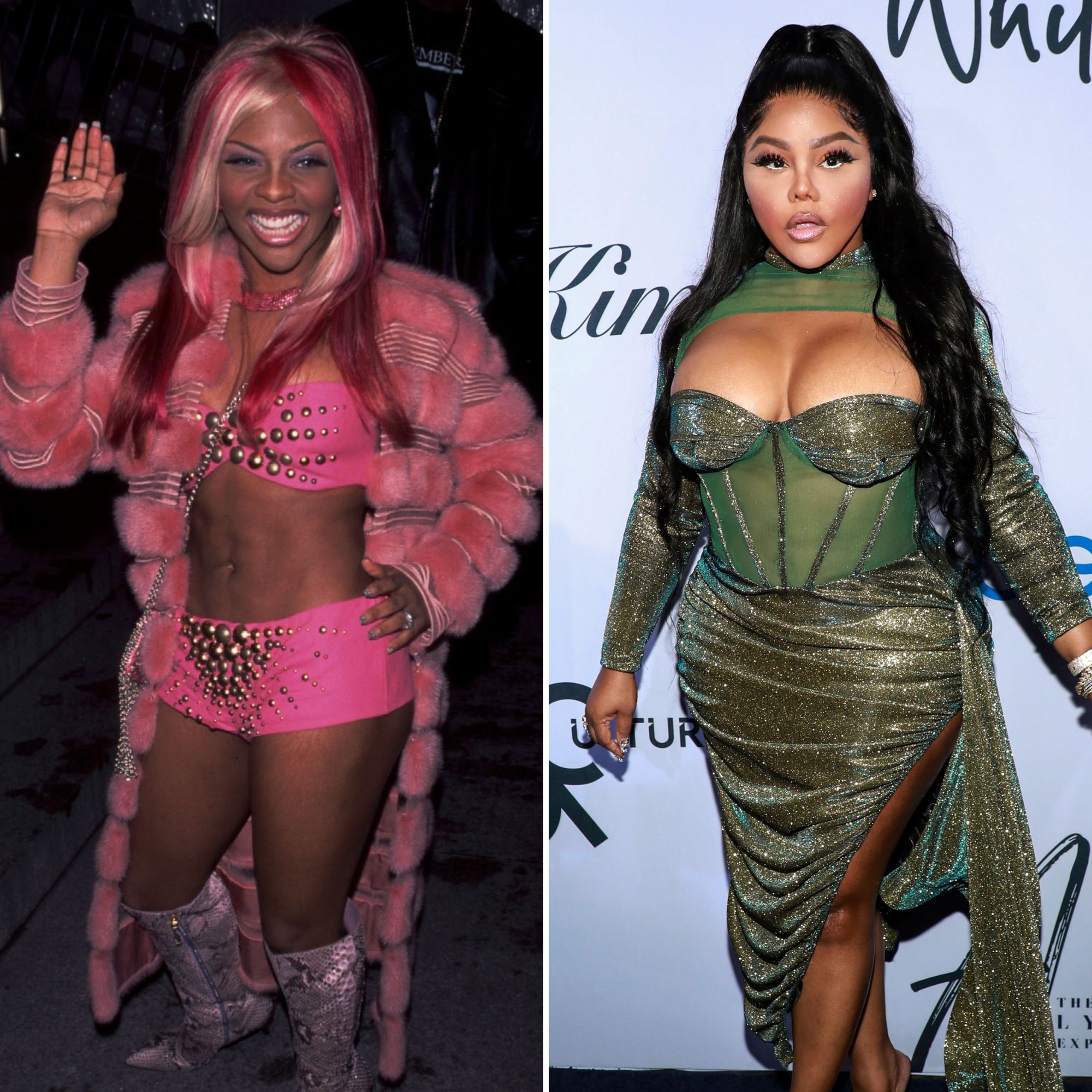 lil kim before and after pic