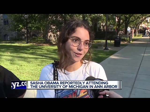 sasha obama university of michigan