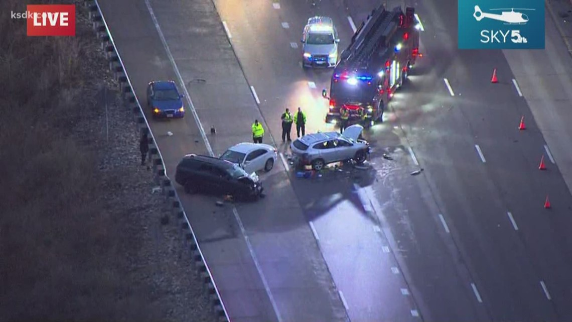 accident on 270 and 55 today