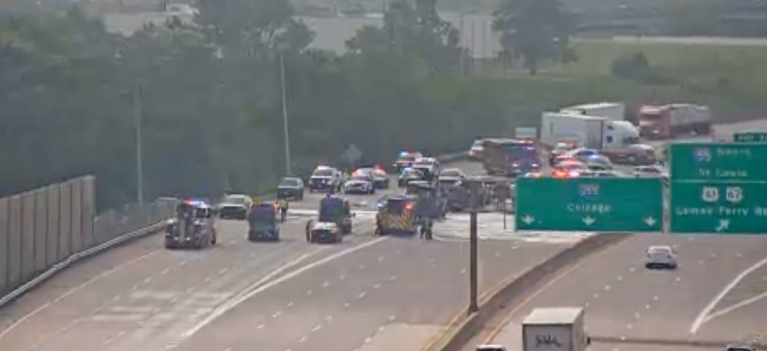 accident on 270 and 55 today