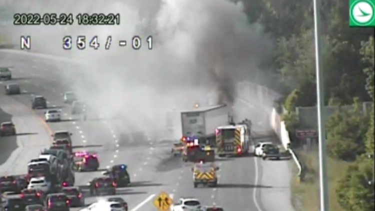 accident on 270 and 55 today