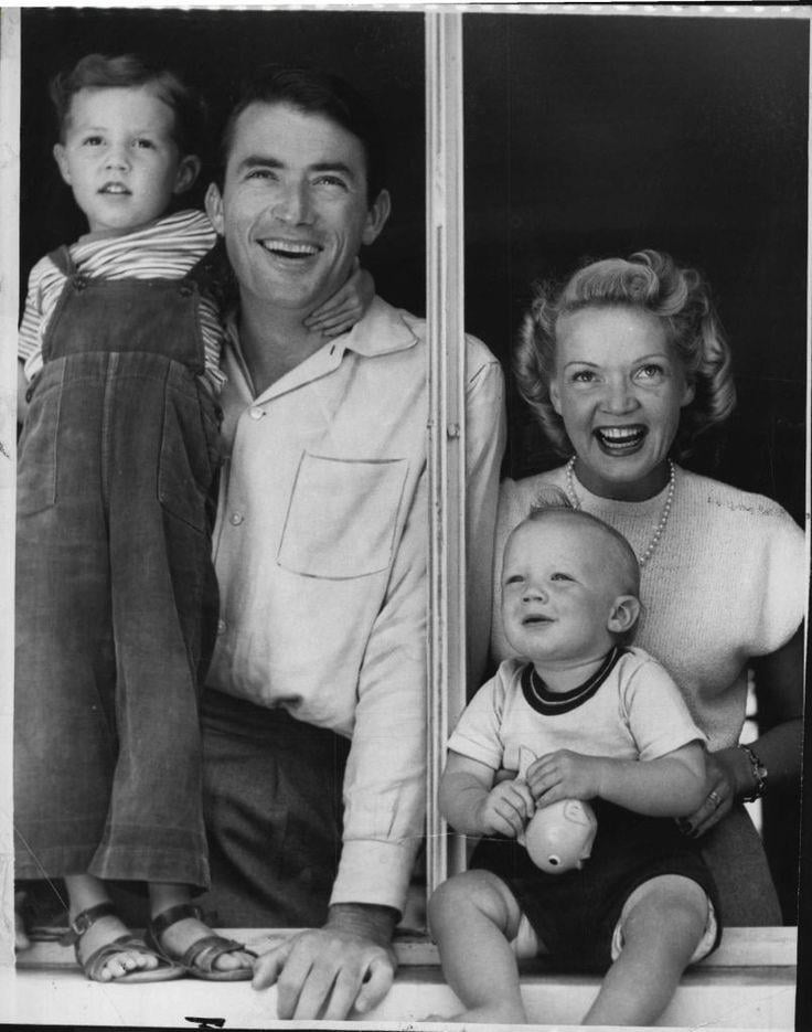 gregory peck first wife