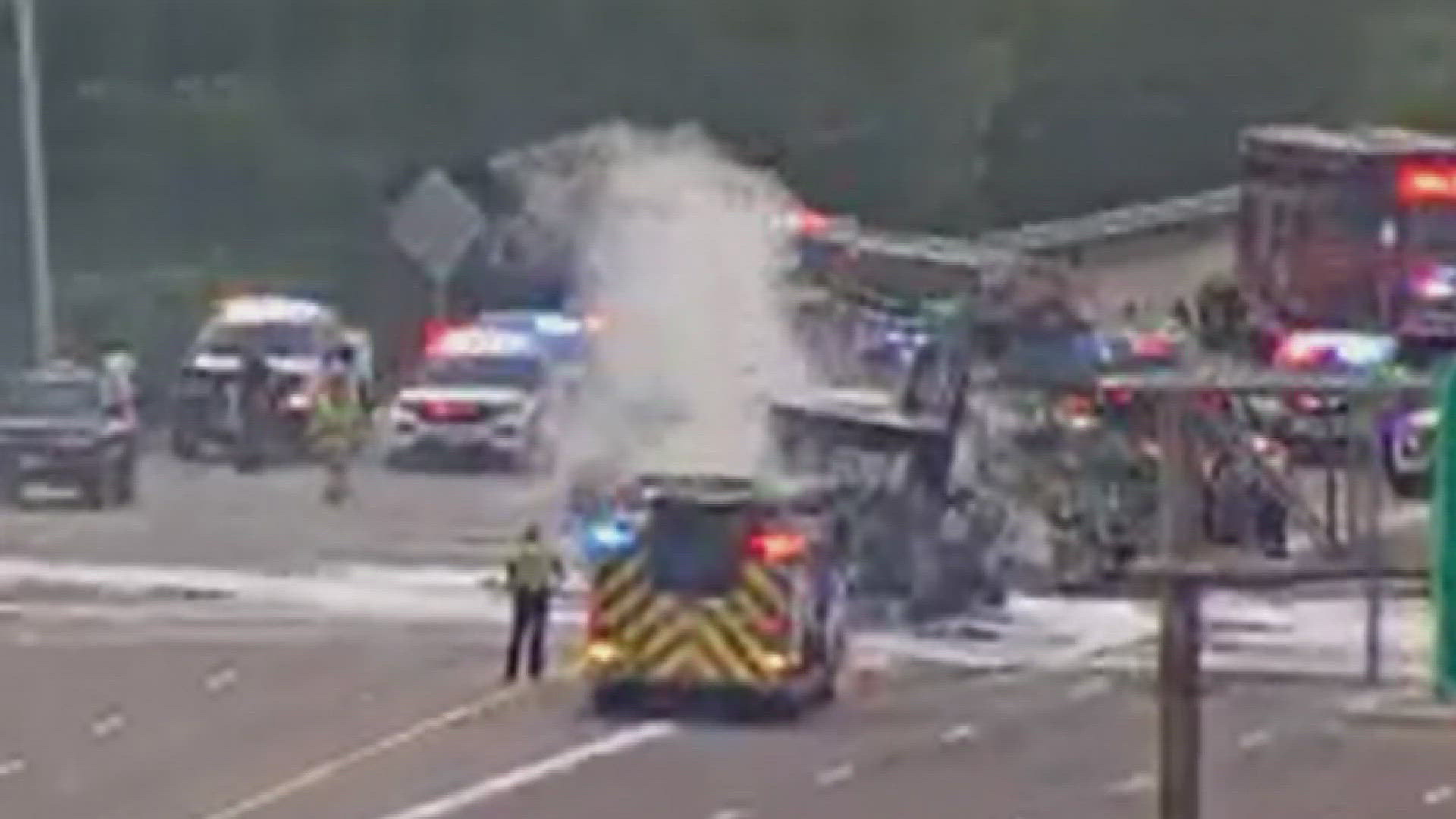 accident on 270 and 55 today