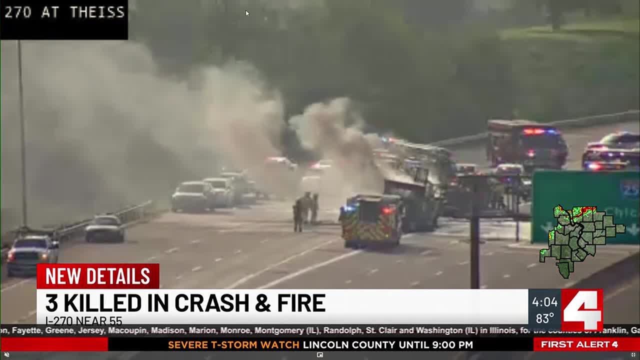 accident on 270 and 55 today